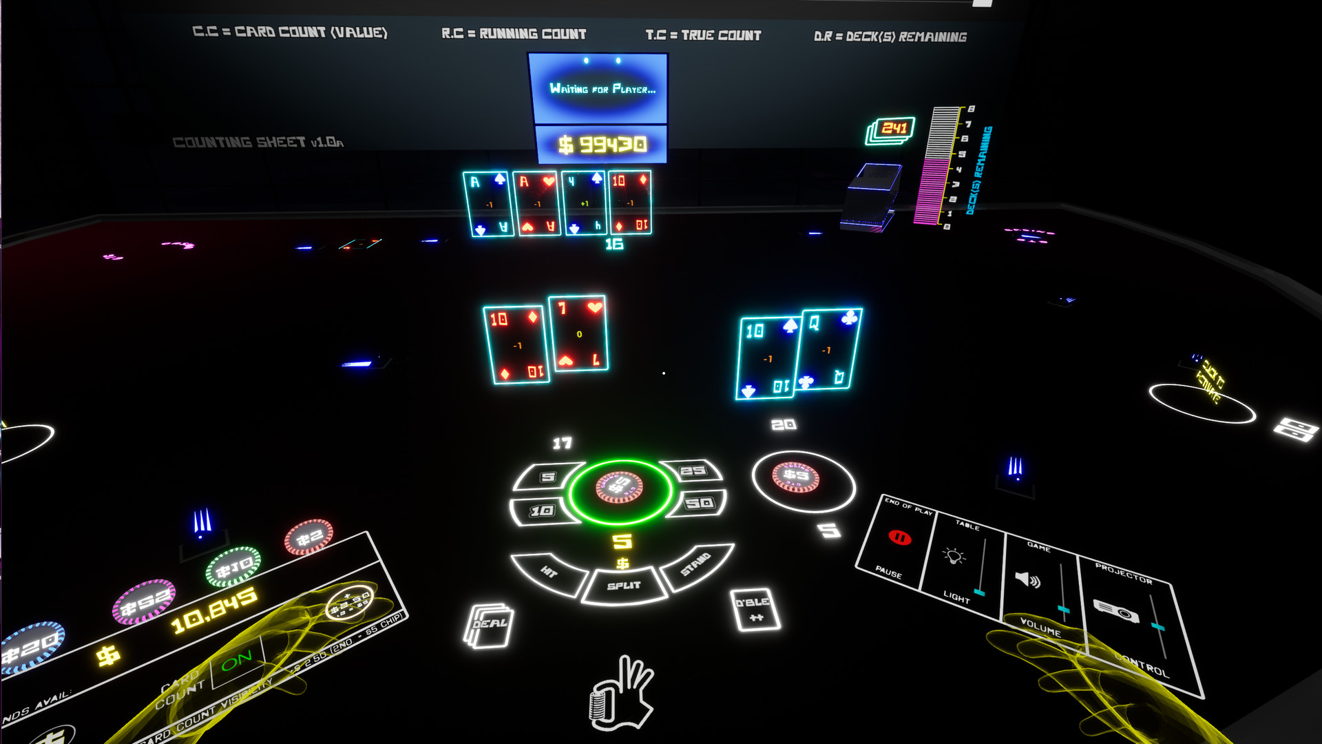 Jester Street : Card Counting Trainer screenshot 2
