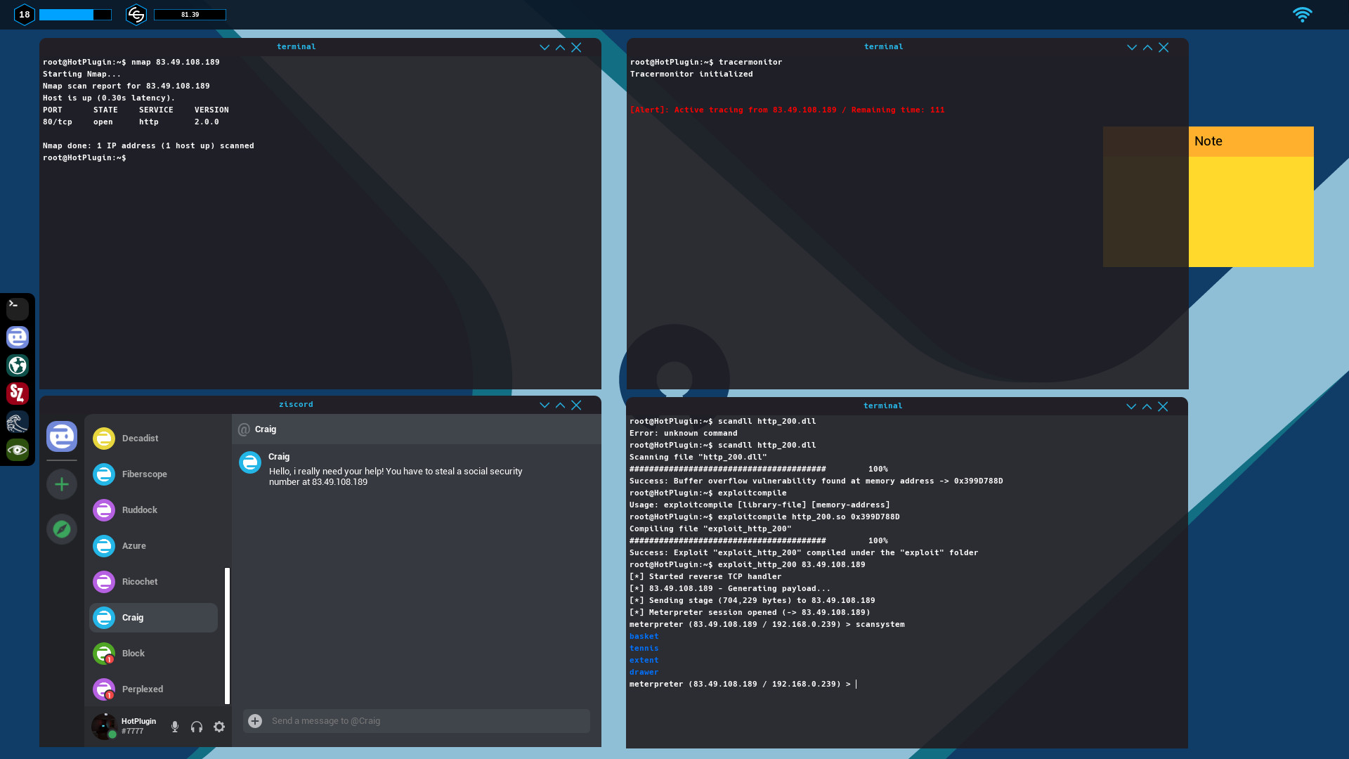 Hacker Simulator: Free Trial screenshot 3