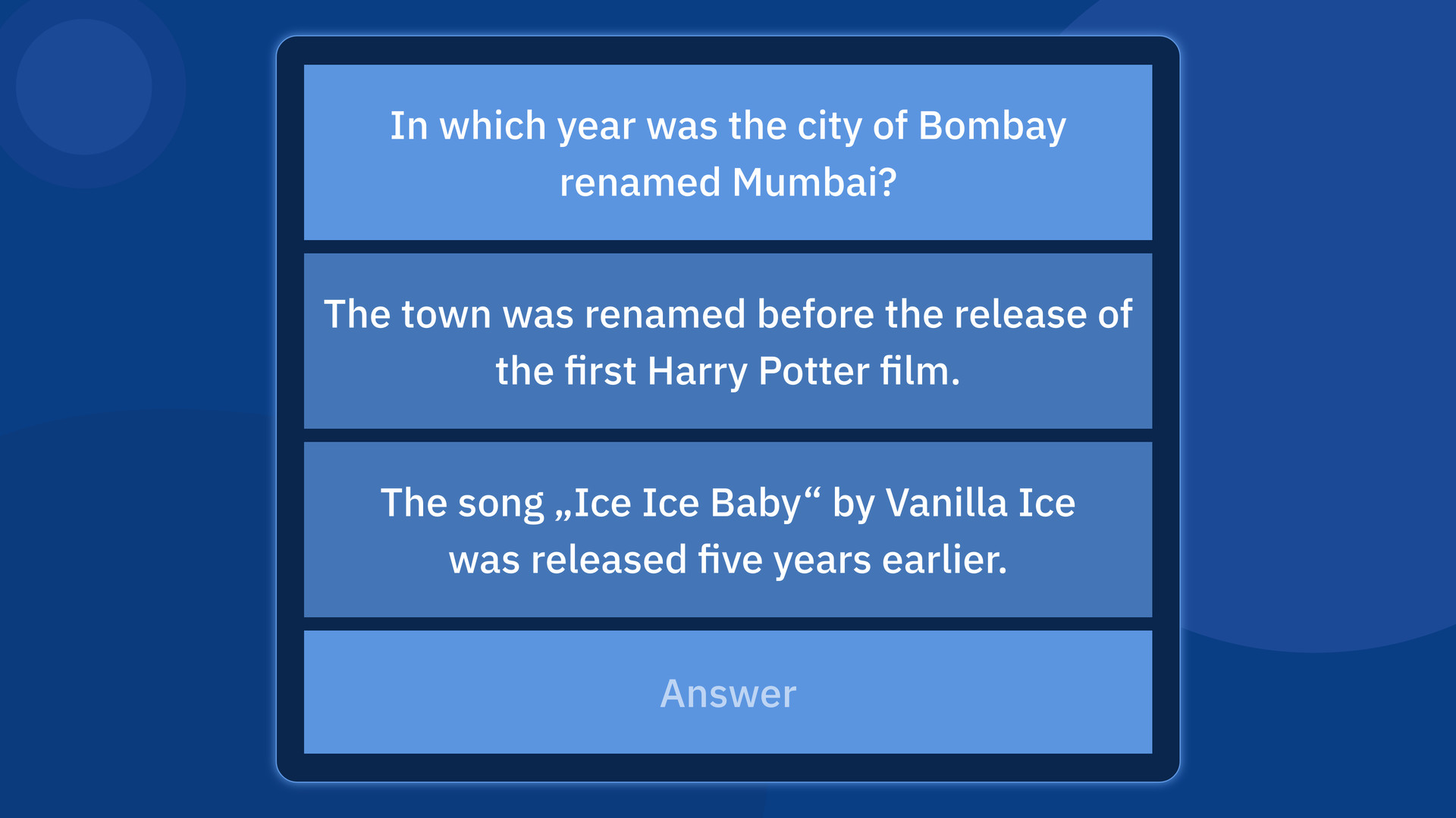 QuizPoker: Mix of Quiz and Poker screenshot 9