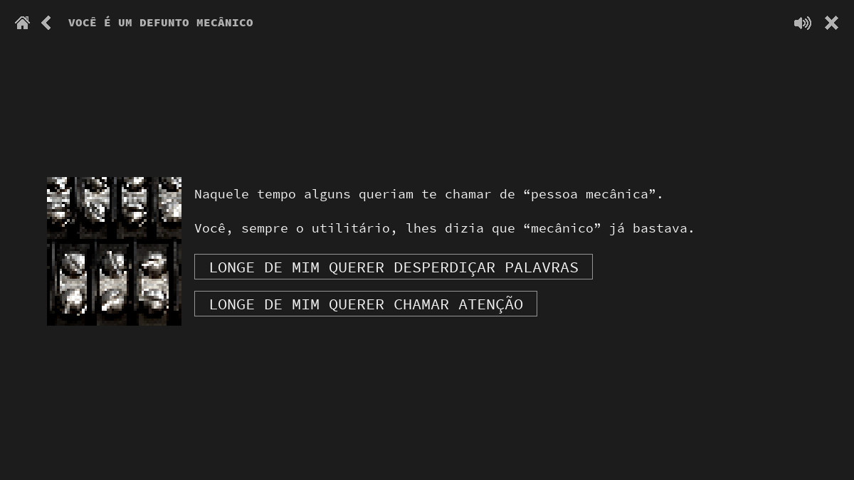VOCÊ É UM DEFUNTO MECÂNICO screenshot 1