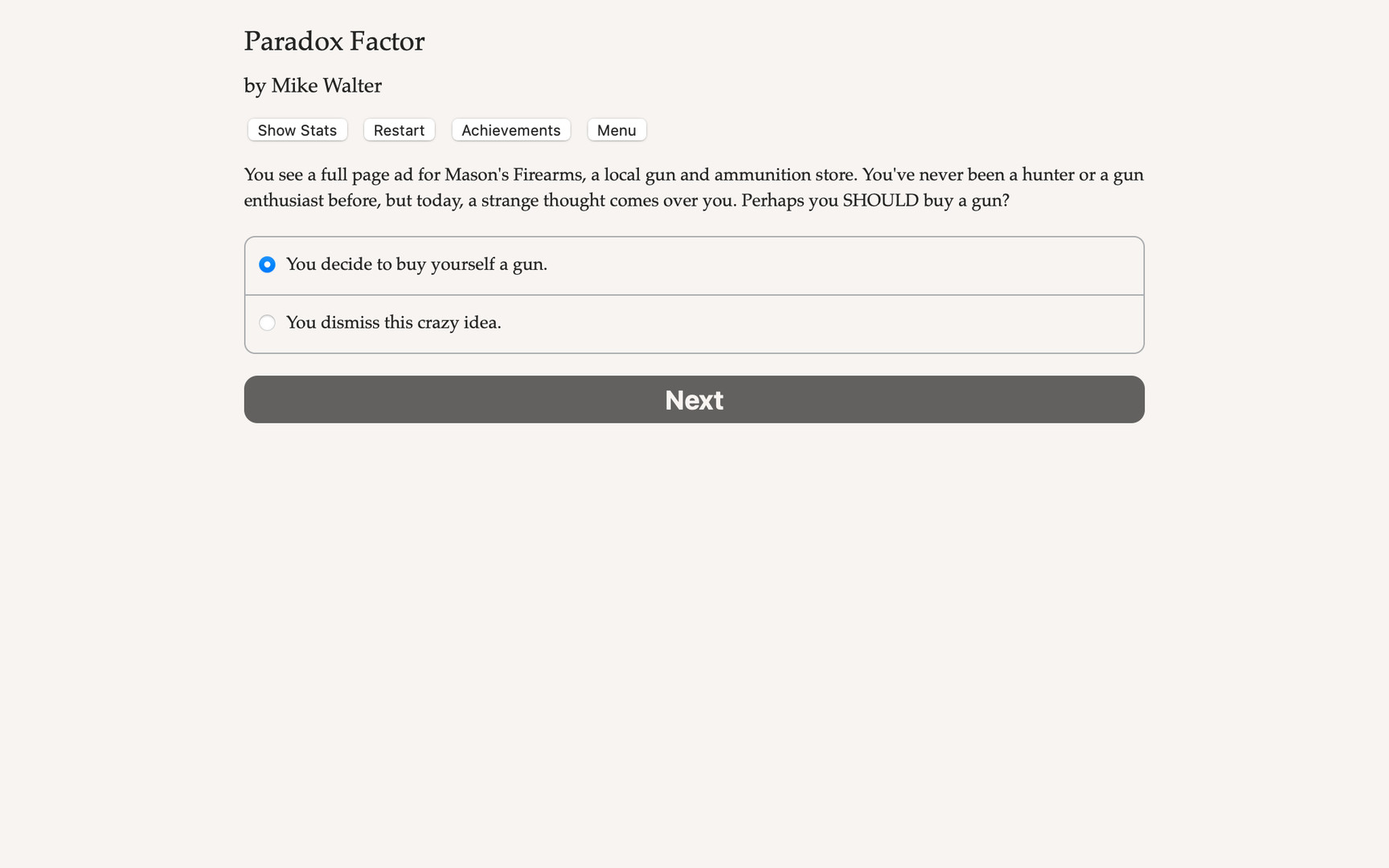 Paradox Factor screenshot 1