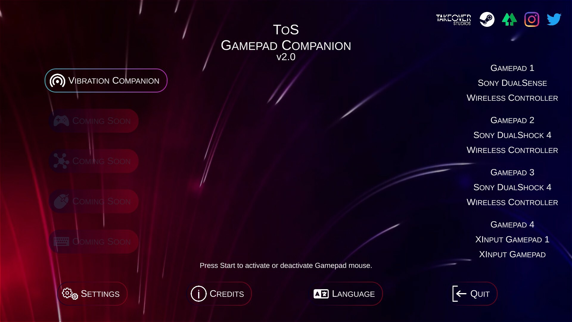 ToS Gamepad Companion screenshot 1
