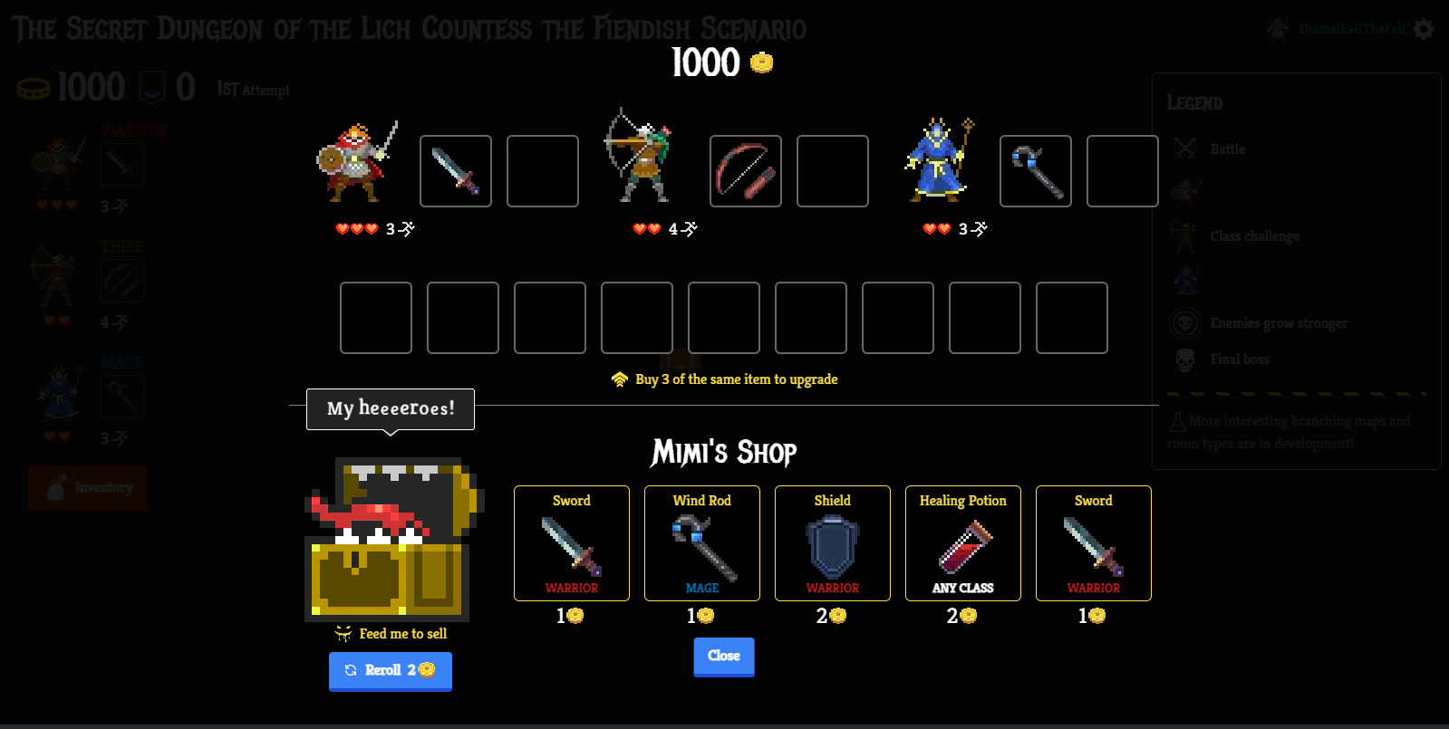 Daily Dungeon Club screenshot 2