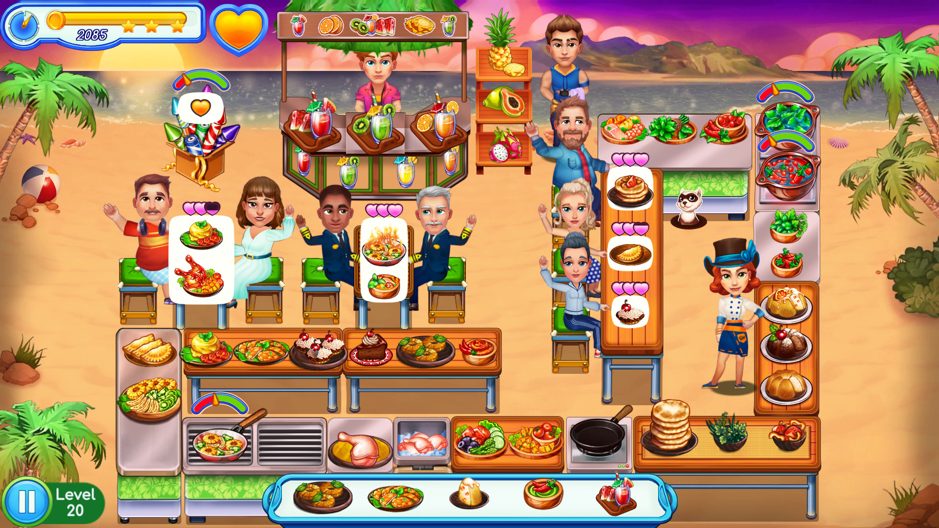 Claire's Cruisin' Cafe: High Seas Cuisine screenshot 2