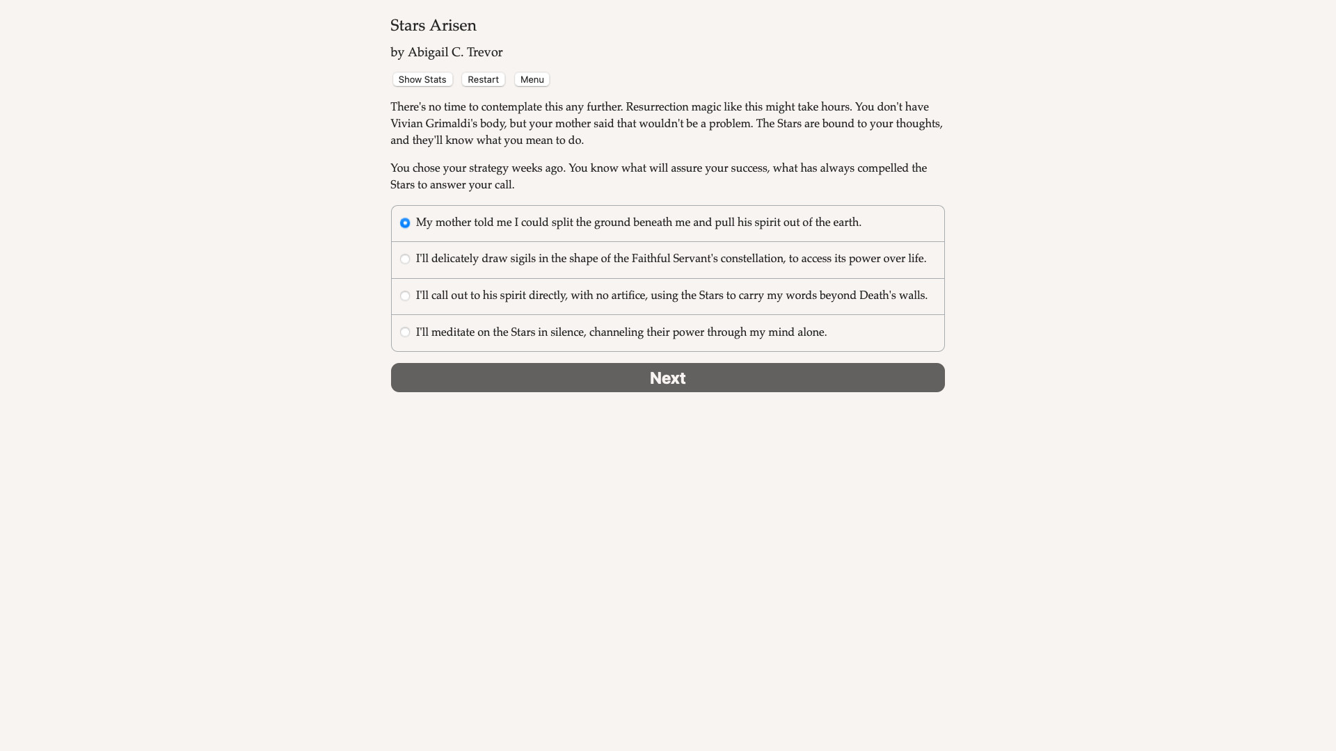 Stars Arisen screenshot 1
