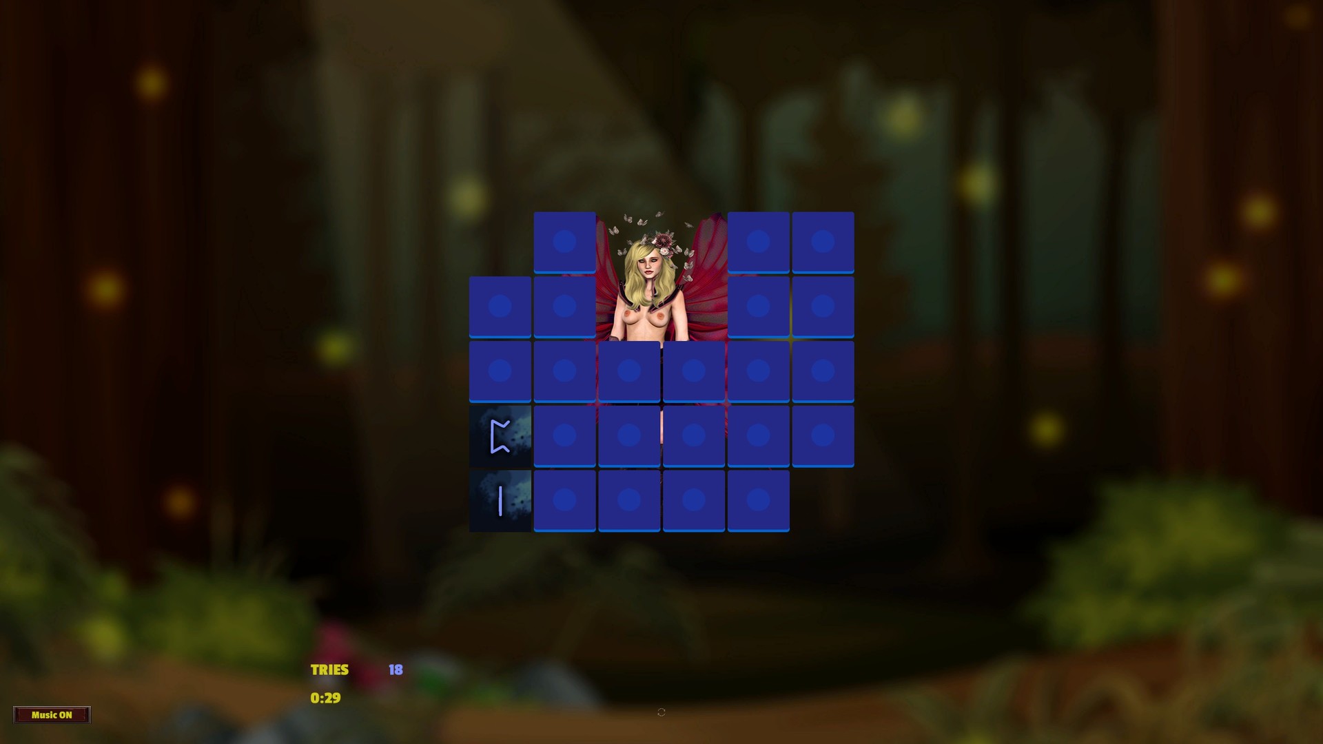 Memory Puzzle - Sexy Fairies screenshot 4