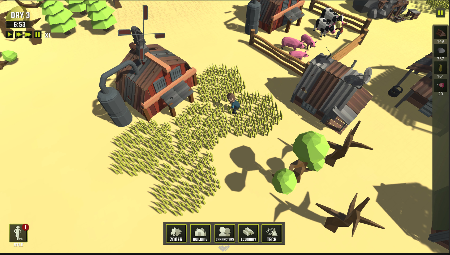 Colony Simulator screenshot 1