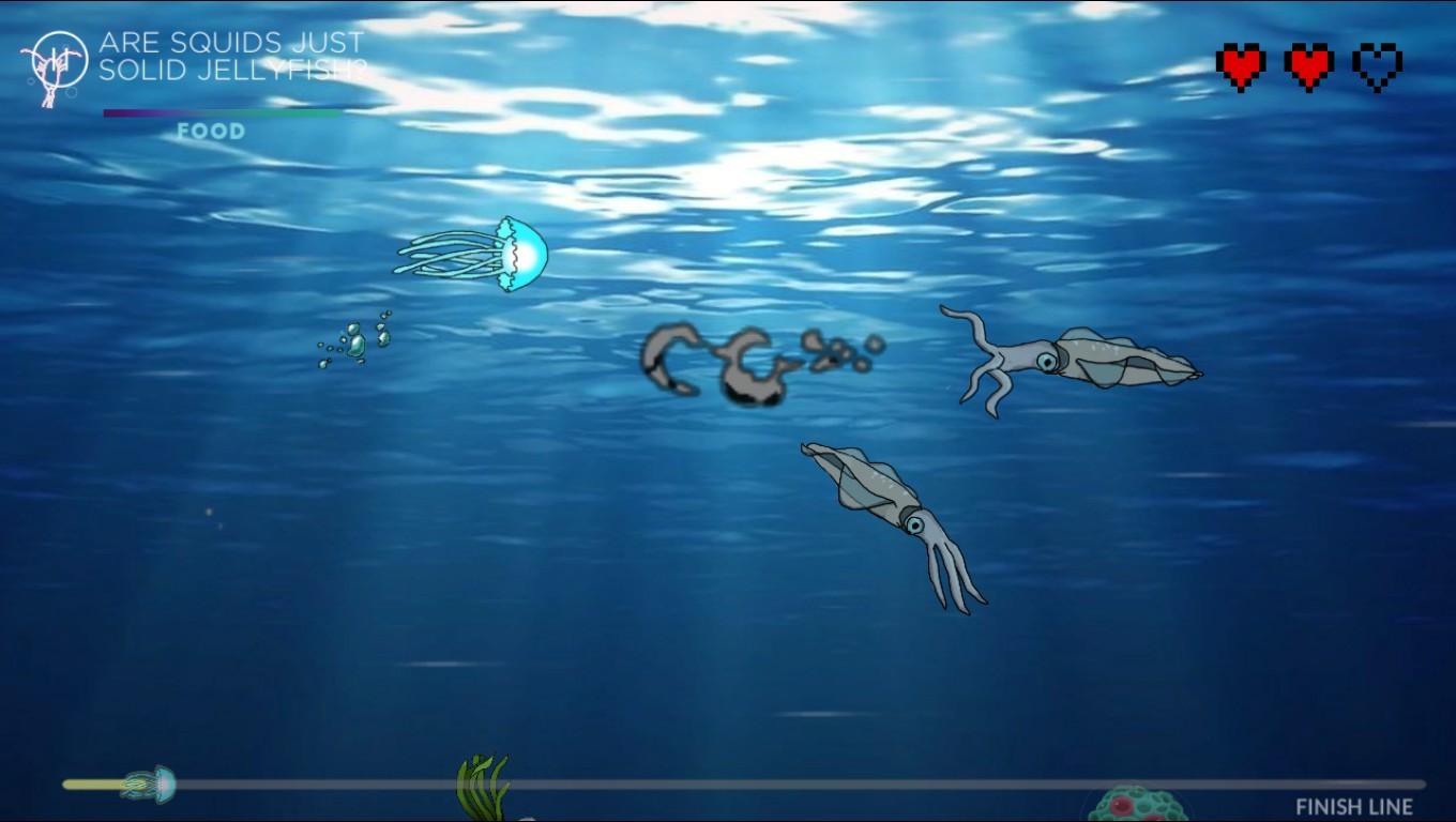 A lost jellyfish: Return to its parents screenshot 2