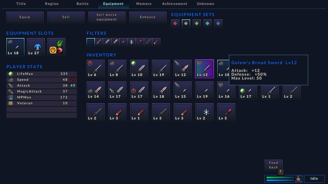 Generic RPG Idle screenshot 2