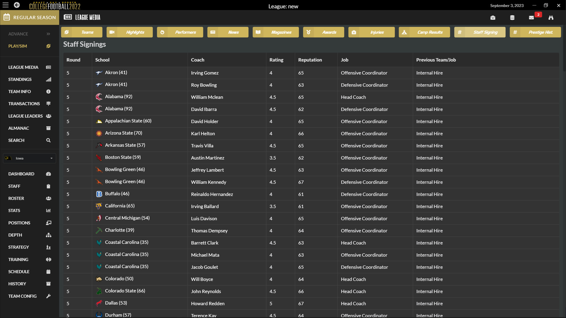 Draft Day Sports: College Football 2022 screenshot 9