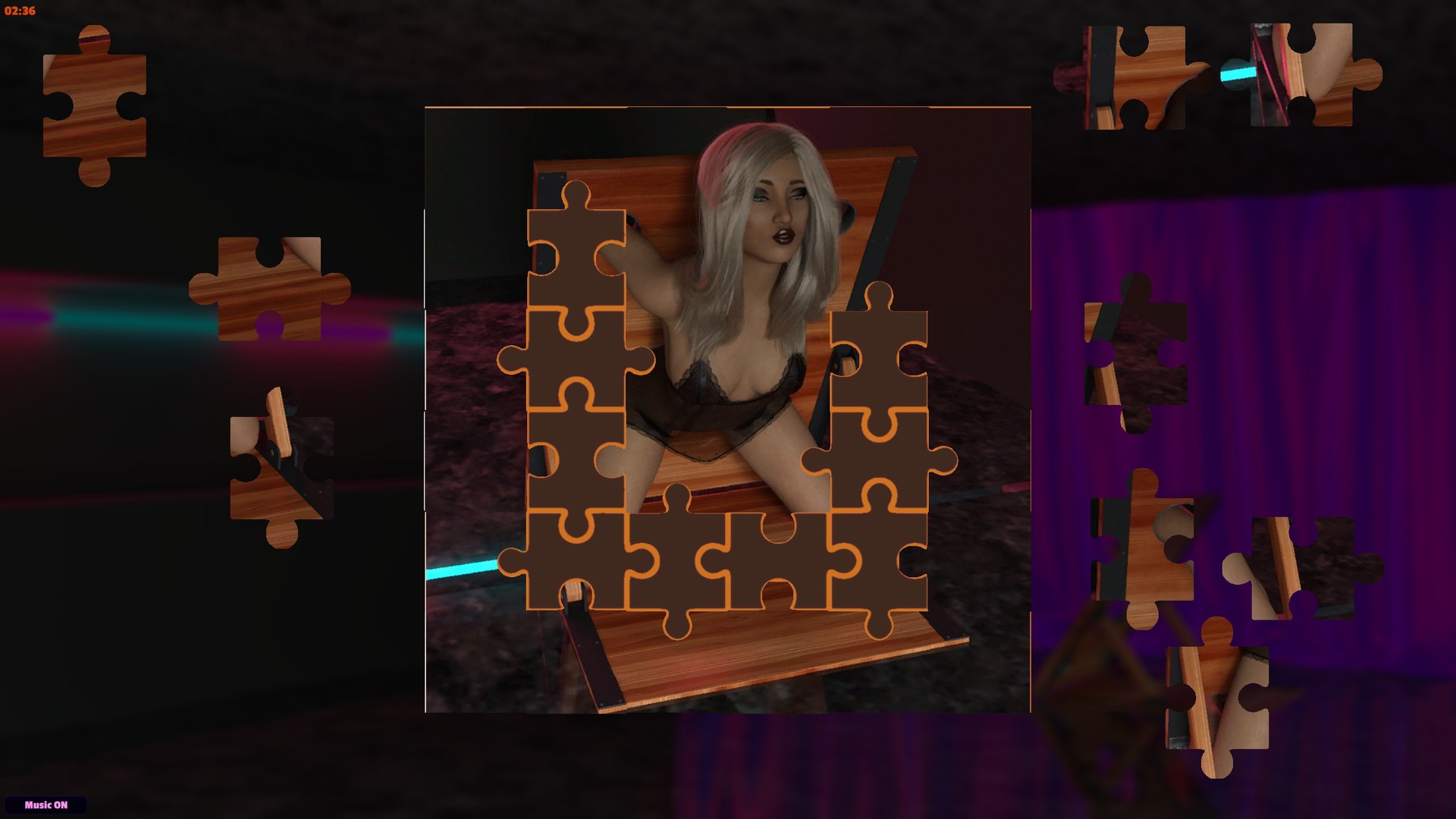 Jigsaw Novel - Kinky Bondage screenshot 1