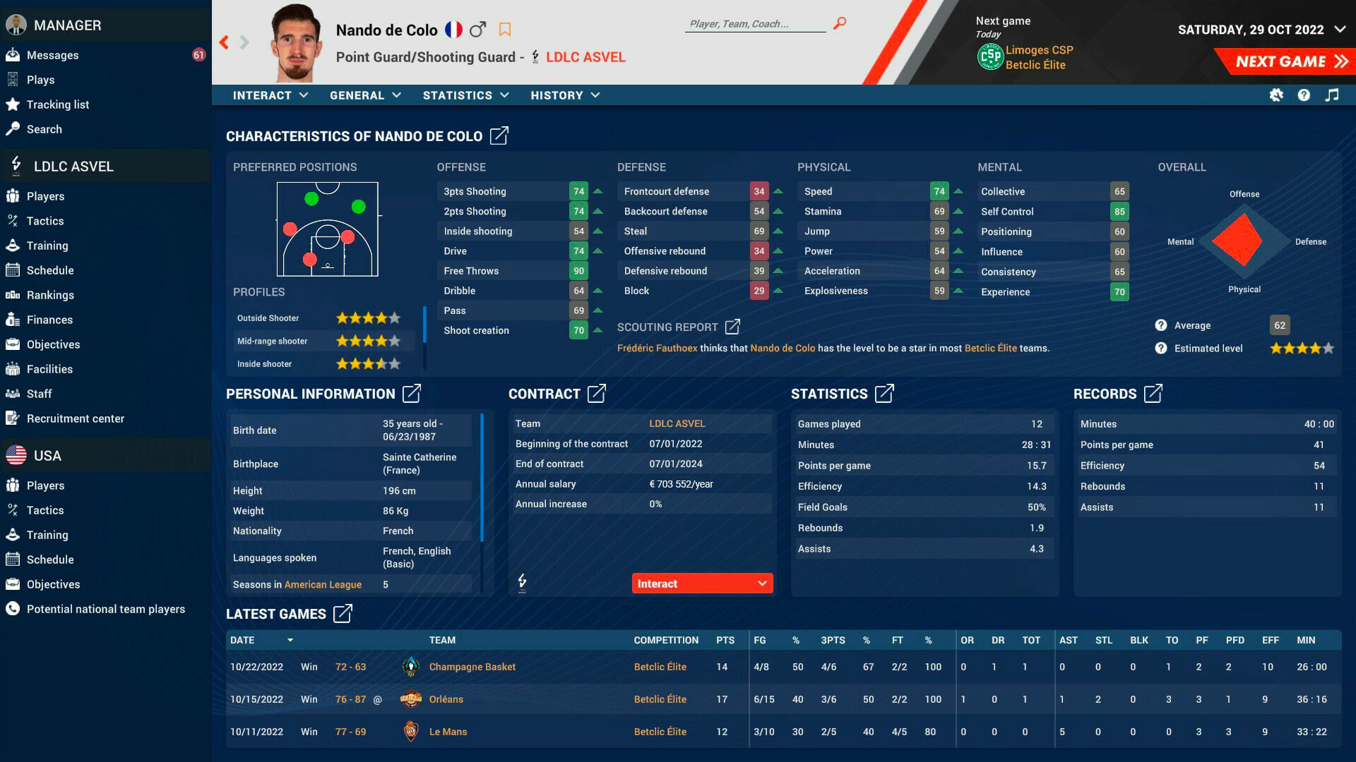 Pro Basketball Manager 2023 screenshot 1