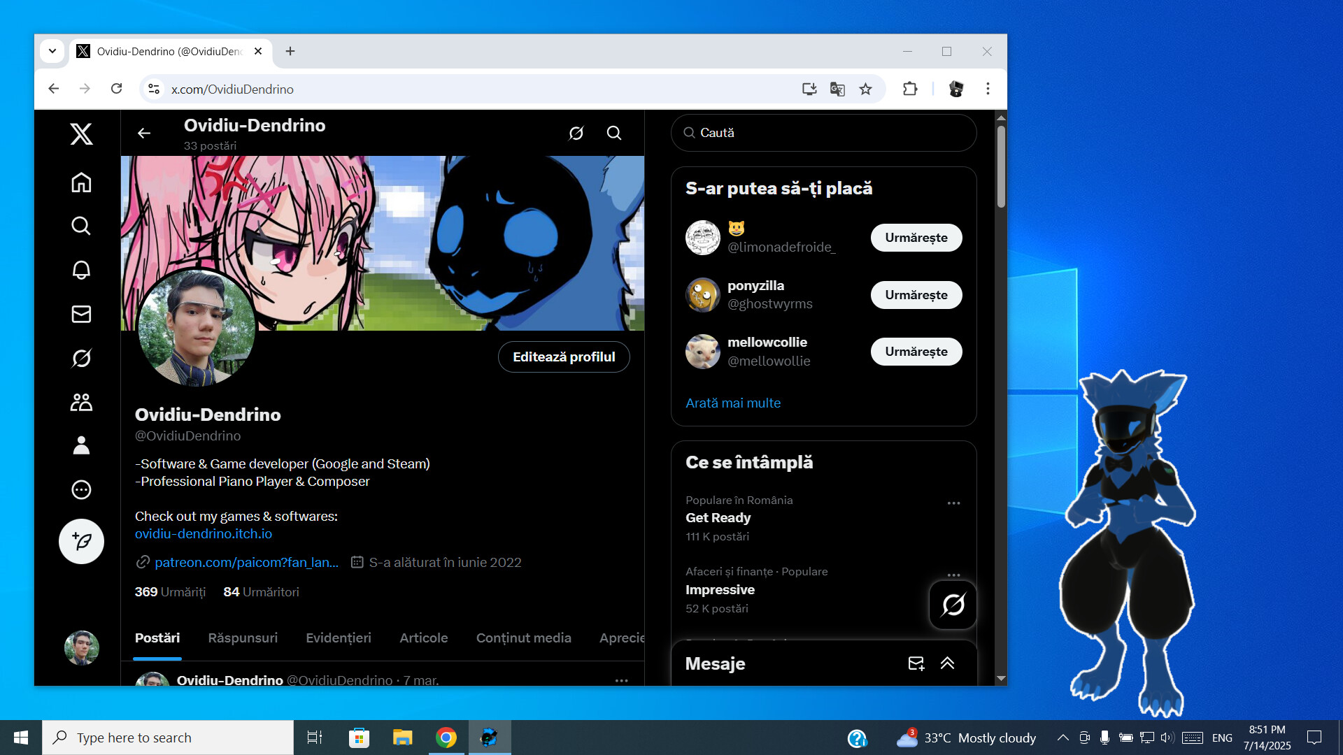 PAIcom (furry computer assistant) screenshot 3