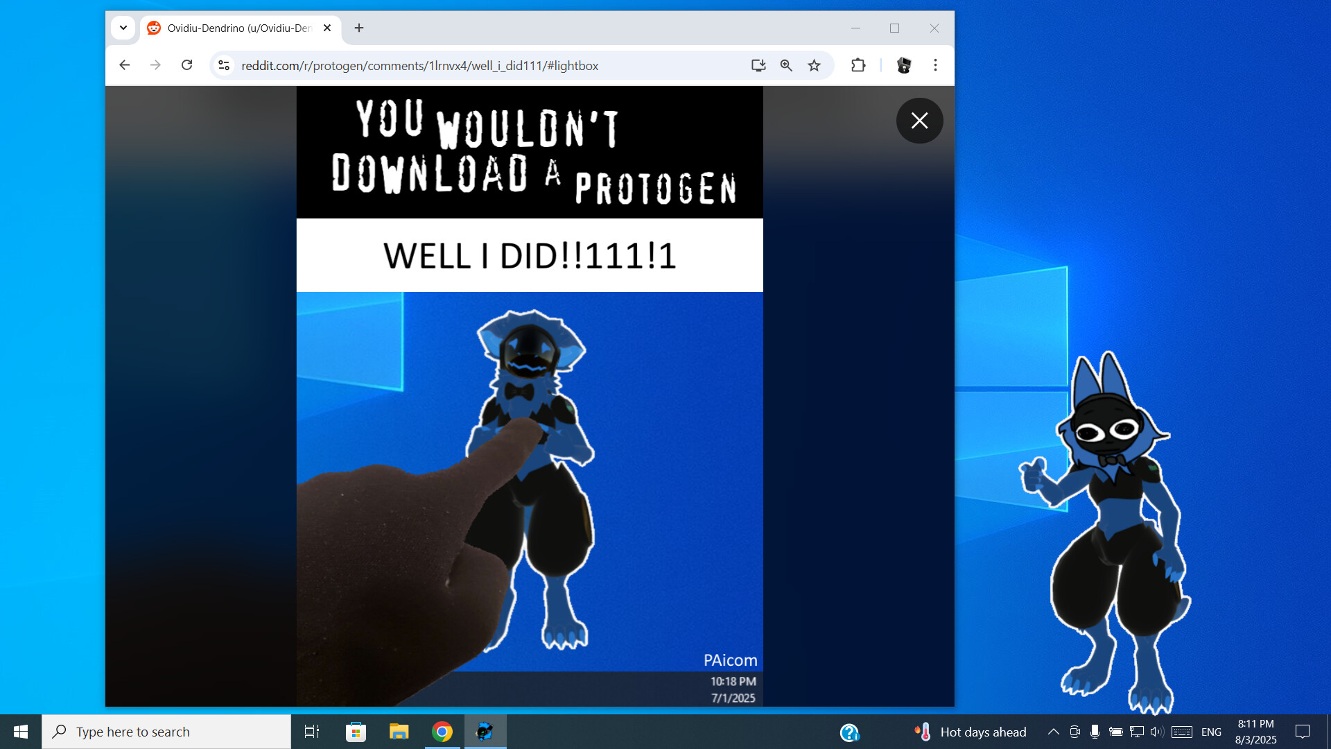 PAIcom (furry computer assistant) screenshot 5