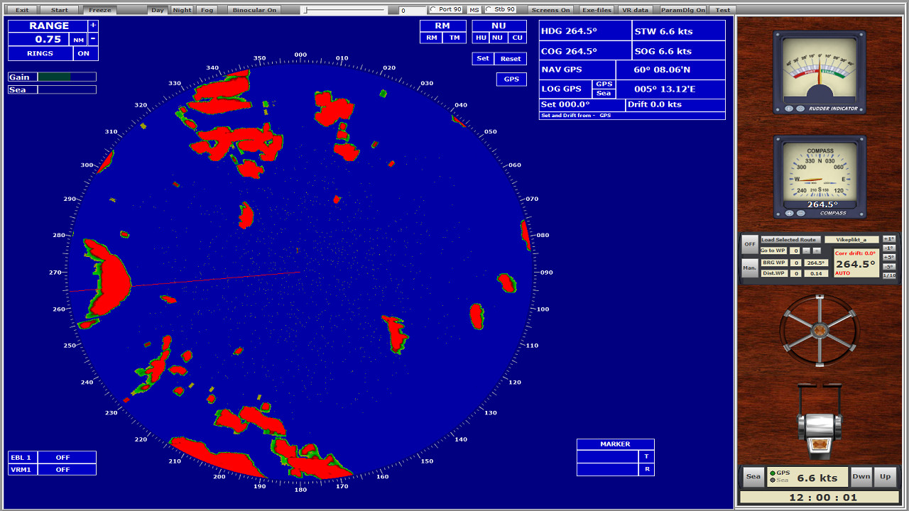 Marine Radar Simulator - VR screenshot 2