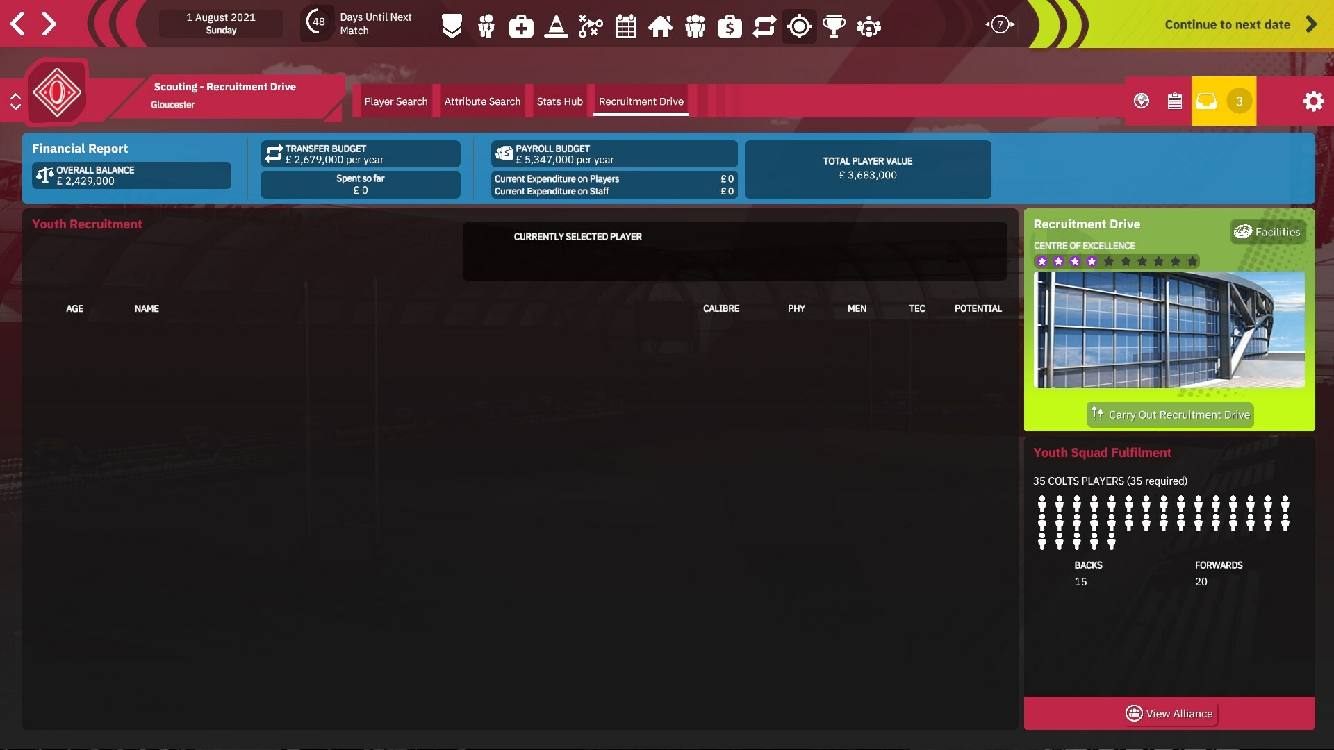 Rugby Union Team Manager 4 screenshot 6