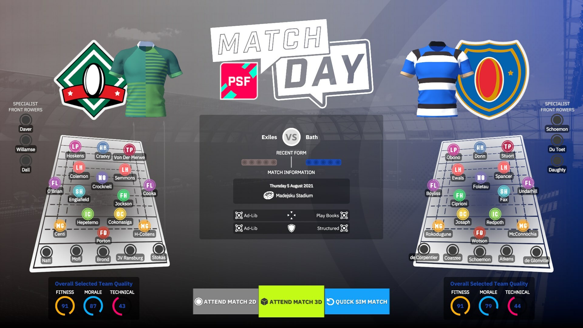 Rugby Union Team Manager 4 screenshot 23