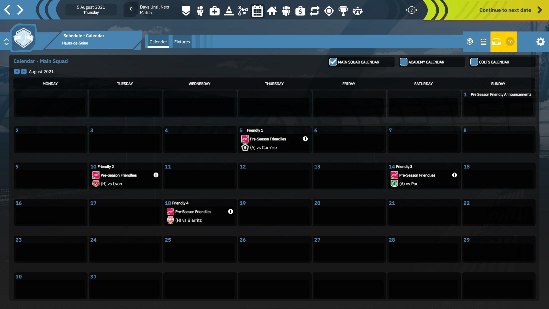 Rugby Union Team Manager 4 screenshot 8