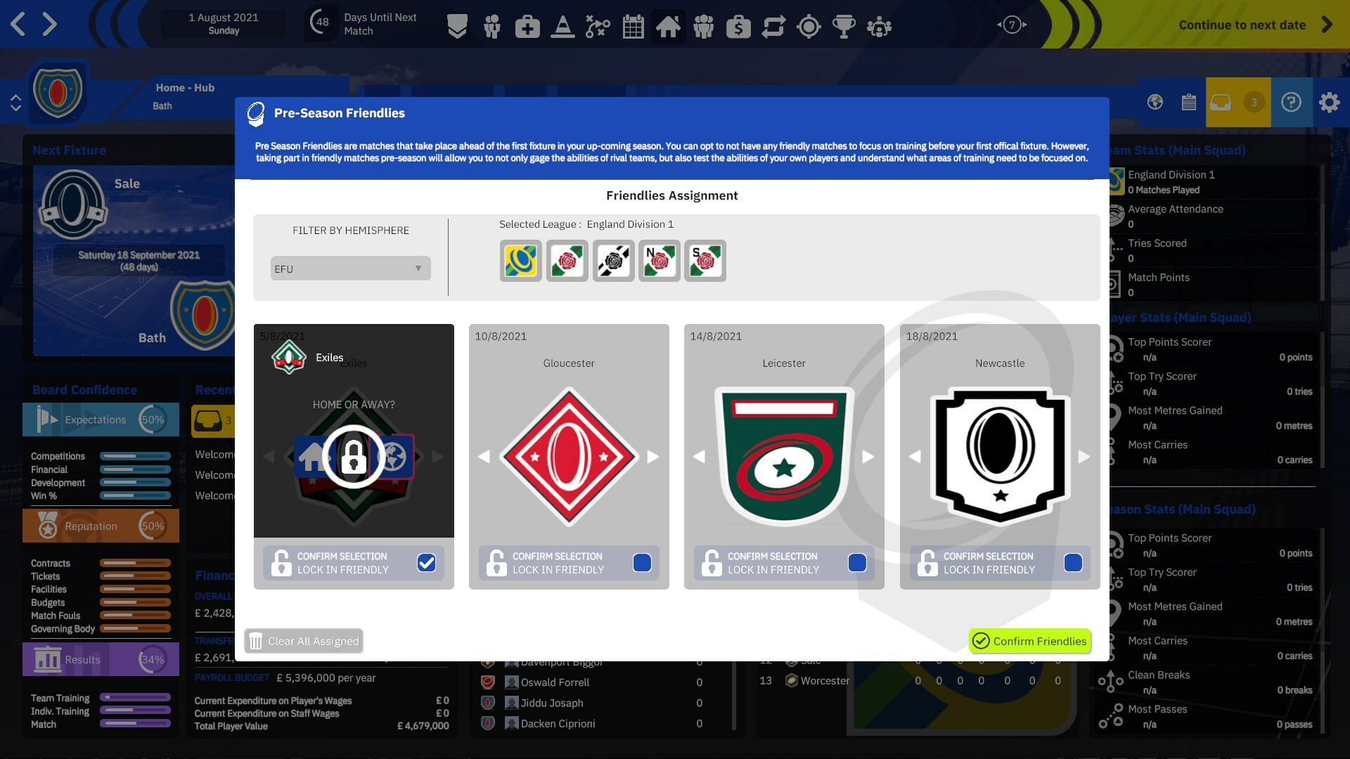 Rugby Union Team Manager 4 screenshot 18