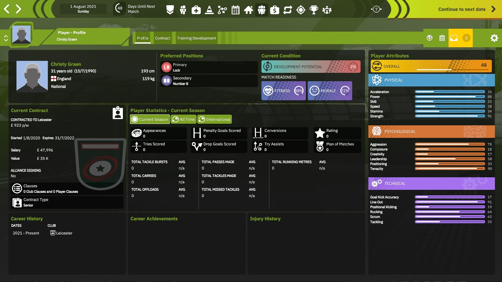 Rugby Union Team Manager 4 screenshot 15