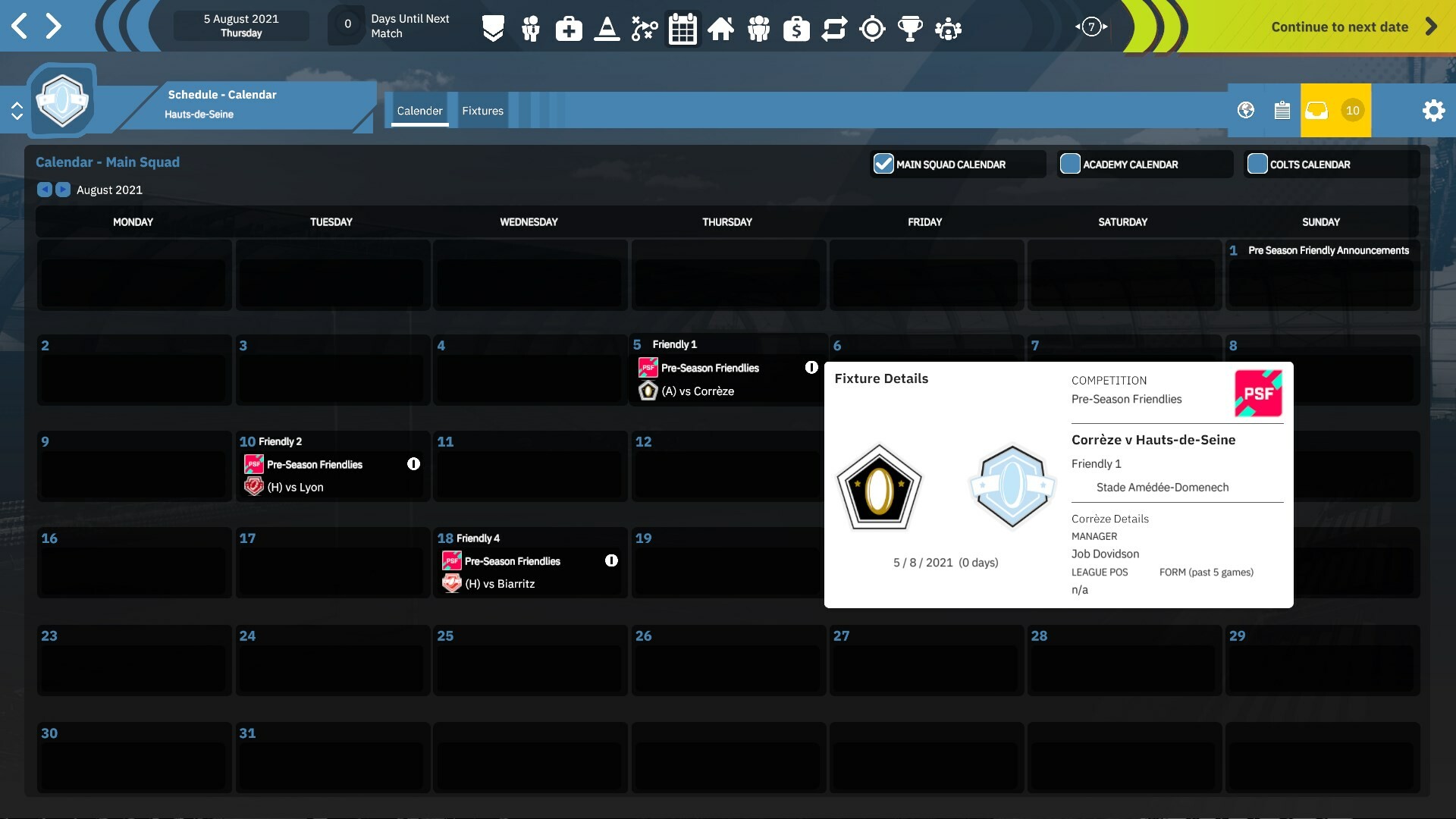 Rugby Union Team Manager 4 screenshot 14