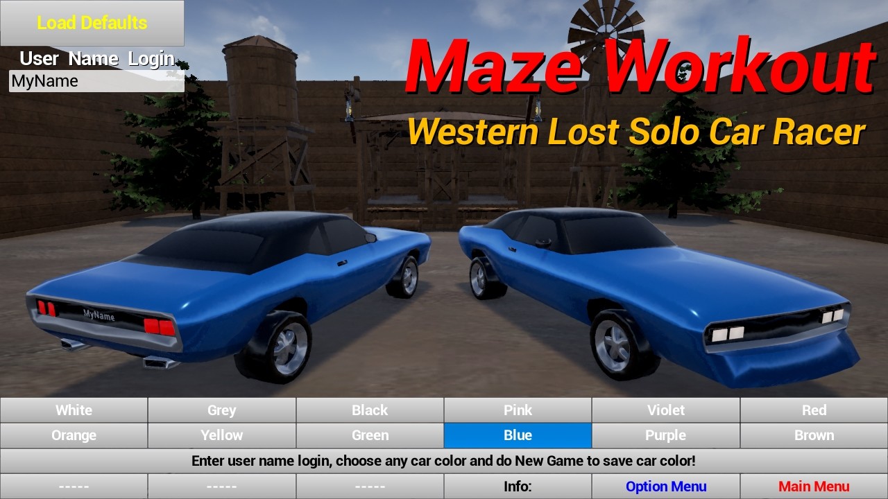 Maze Workout - Western Lost Solo Car Racer screenshot 22