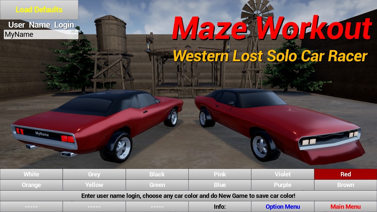 Maze Workout - Western Lost Solo Car Racer screenshot 21