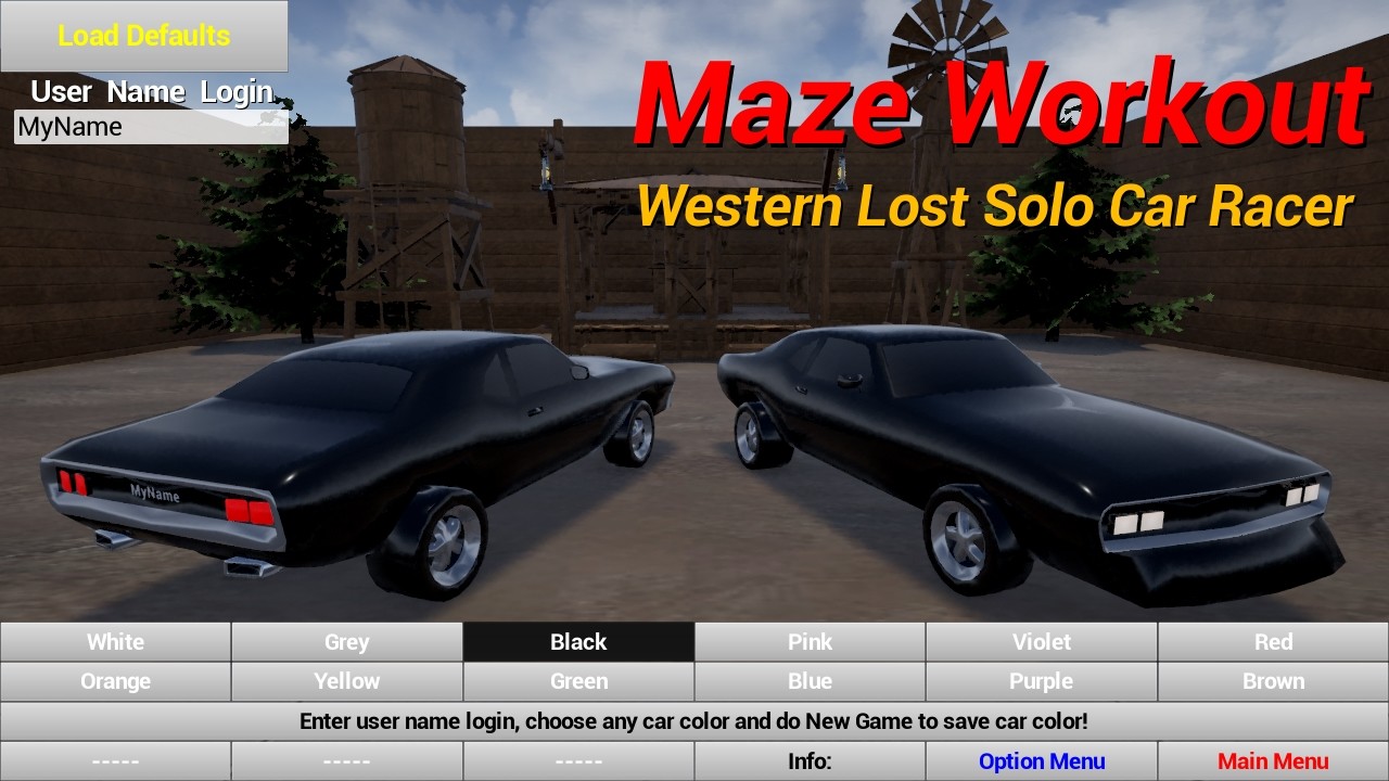 Maze Workout - Western Lost Solo Car Racer screenshot 19