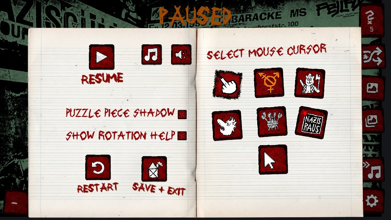 Nachkriegsratten Punk-Rock Puzzle screenshot 7