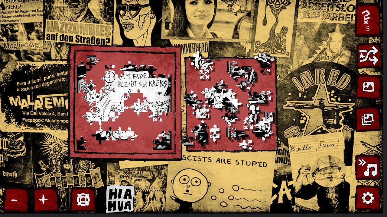 Nachkriegsratten Punk-Rock Puzzle screenshot 1