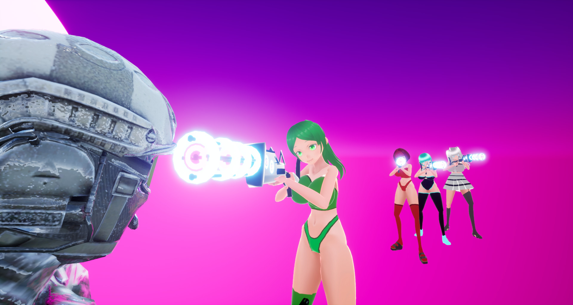 Anime Girls VS Soldiers screenshot 1