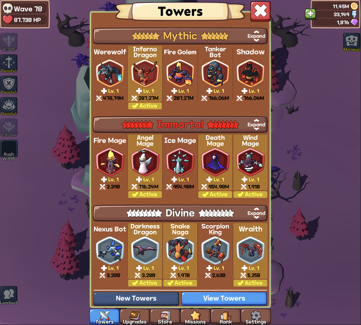 Idle Monster TD: Evolved screenshot 11