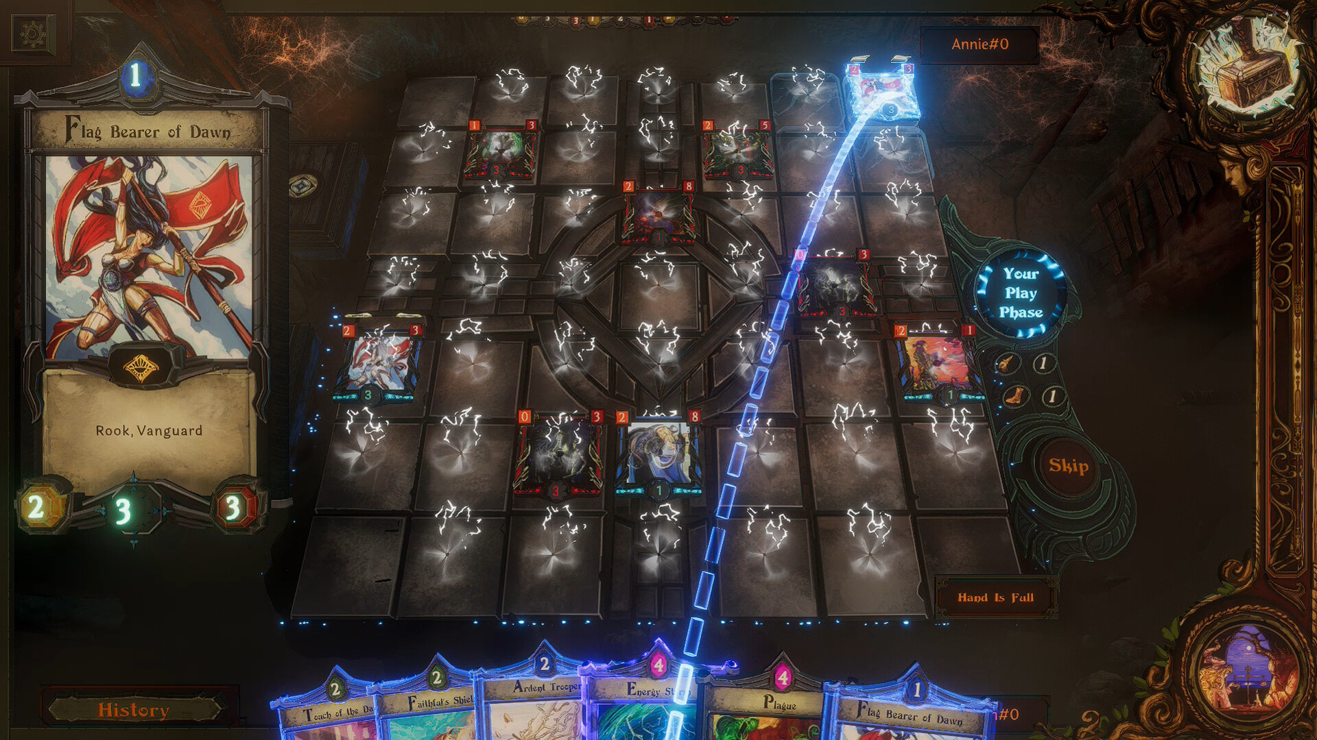 Dire Fog: Tactical Card Combat screenshot 1