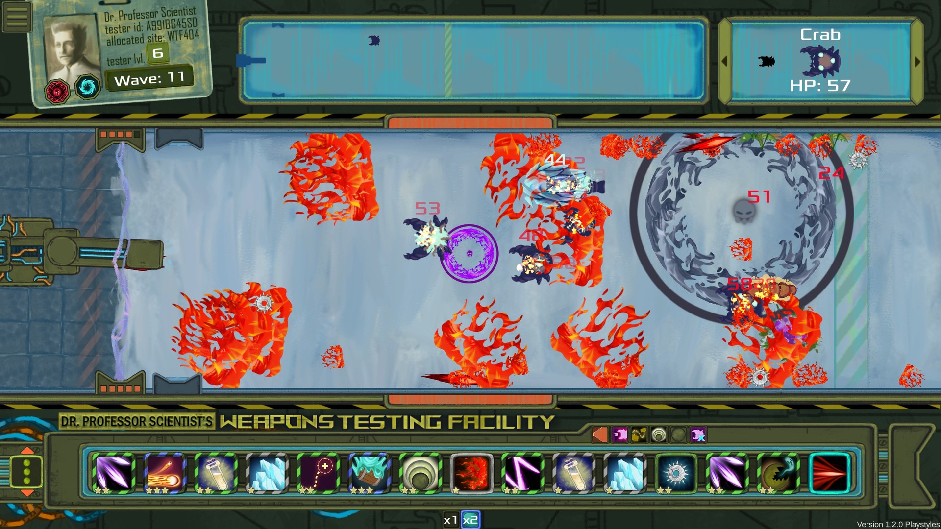 Dr. Professor Scientist's Weapons Testing Facility screenshot 2