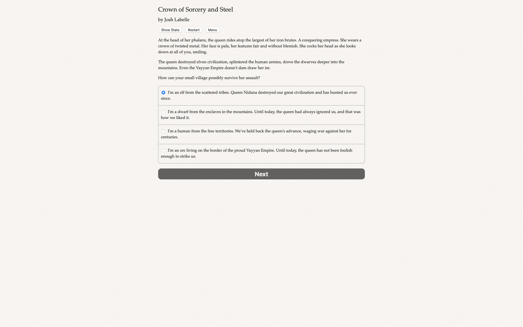 A Crown of Sorcery and Steel screenshot 5