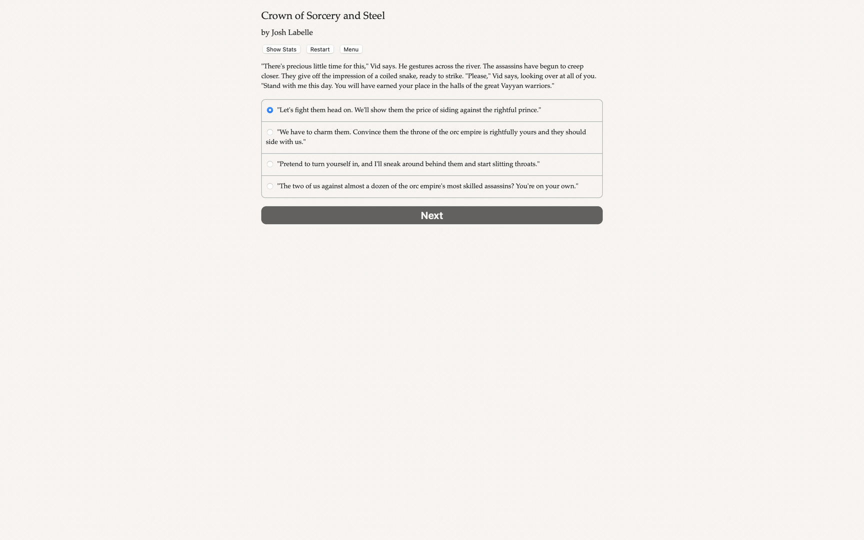 A Crown of Sorcery and Steel screenshot 3