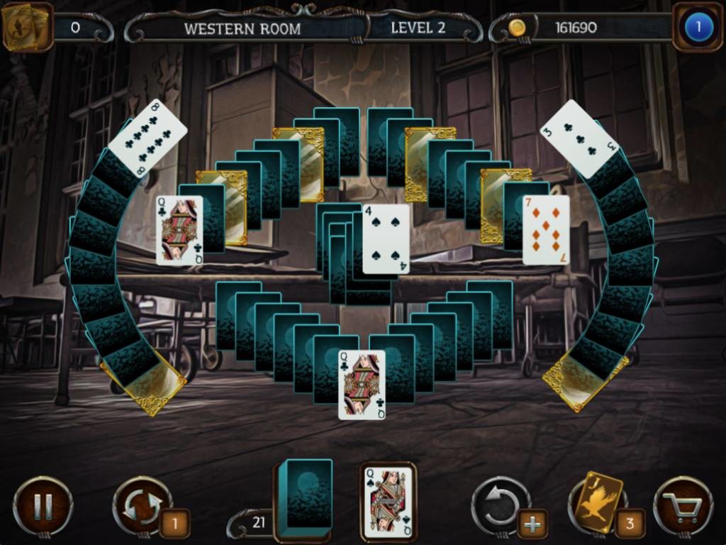 Mystery Solitaire. The Black Raven 2 screenshot 4