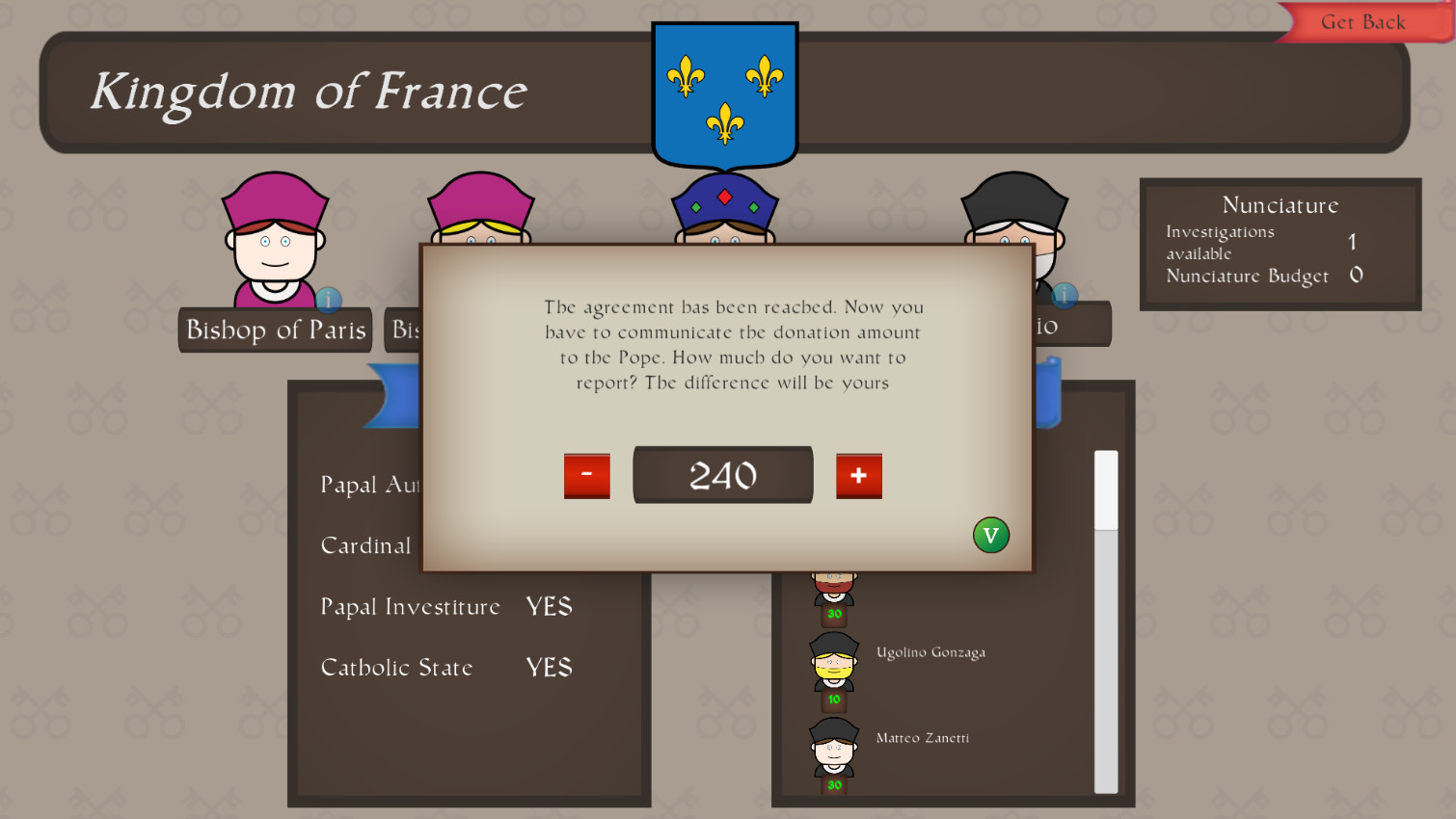 Just Power: The Papal States screenshot 19