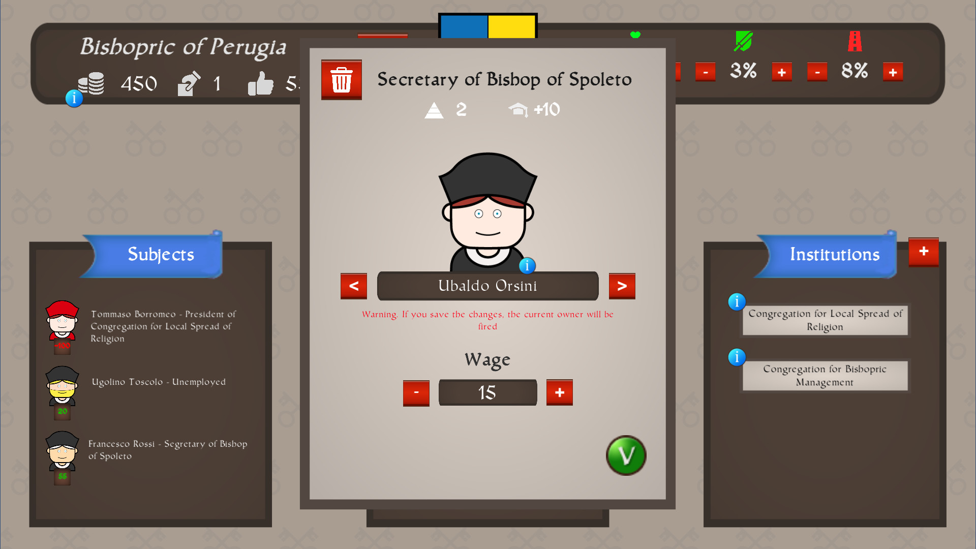 Just Power: The Papal States screenshot 10