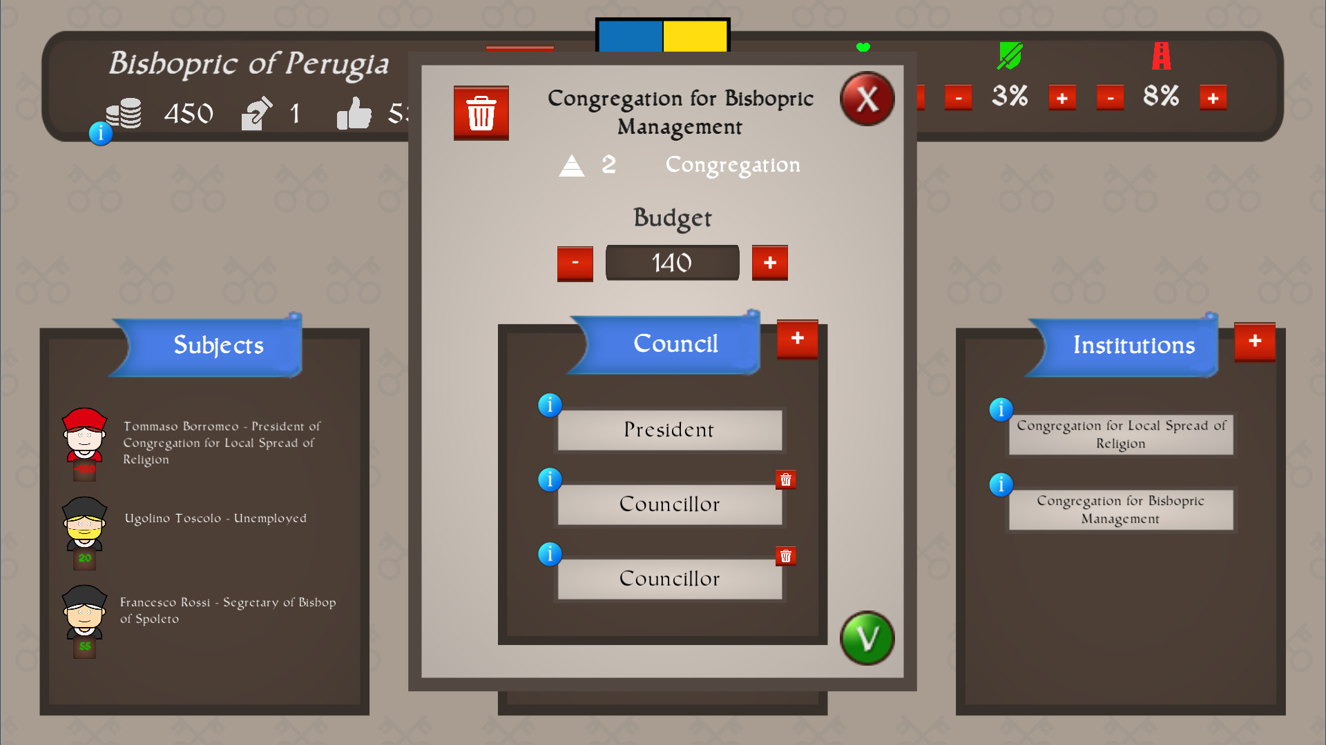 Just Power: The Papal States screenshot 9