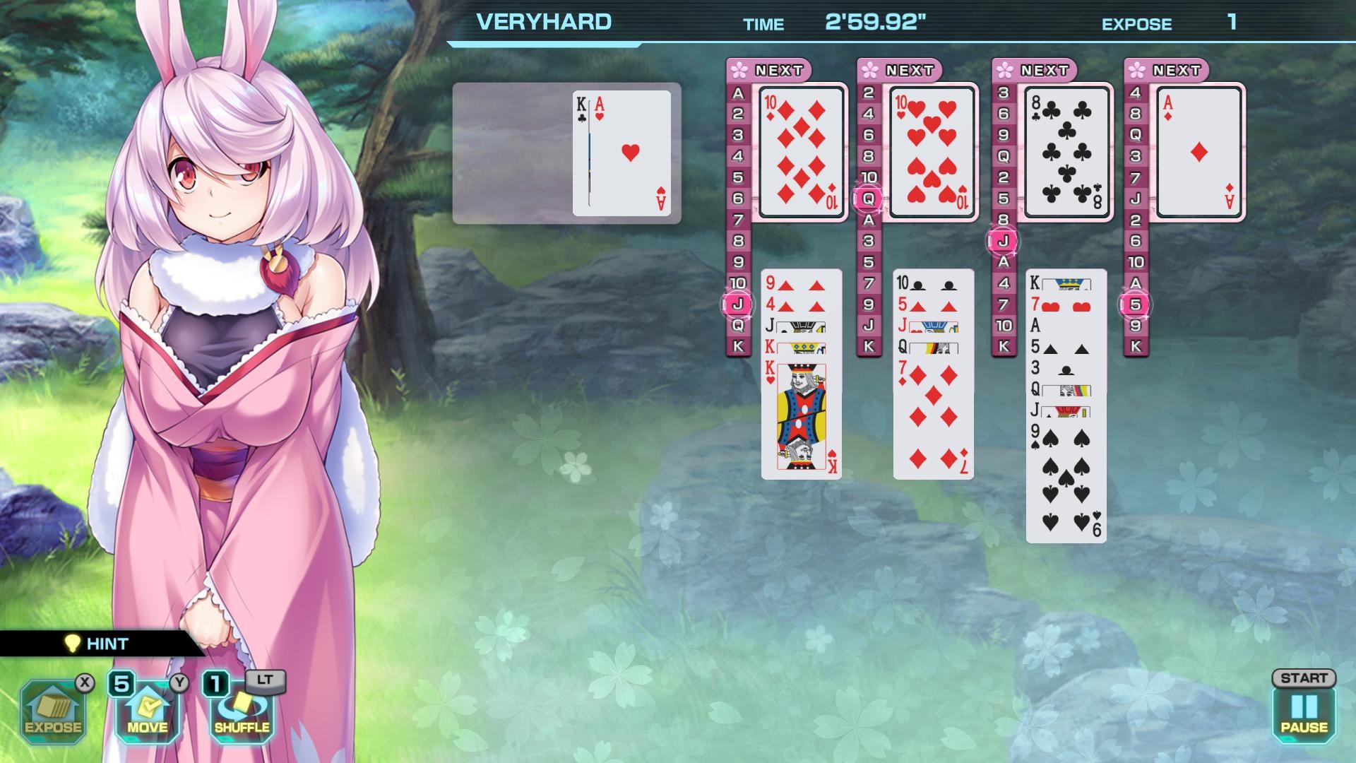 Pretty Girls Four Kings Solitaire screenshot 4