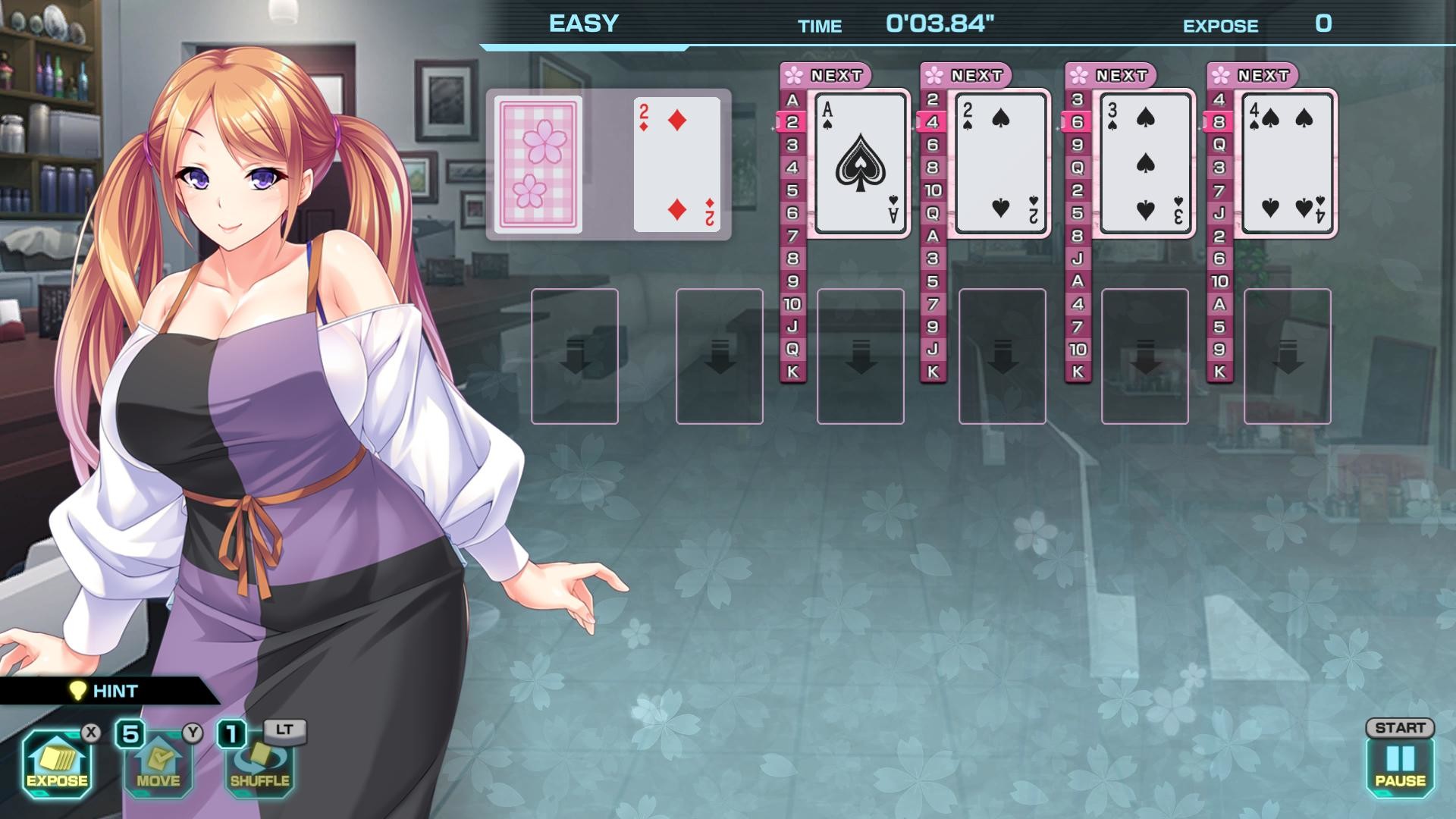 Pretty Girls Four Kings Solitaire screenshot 1