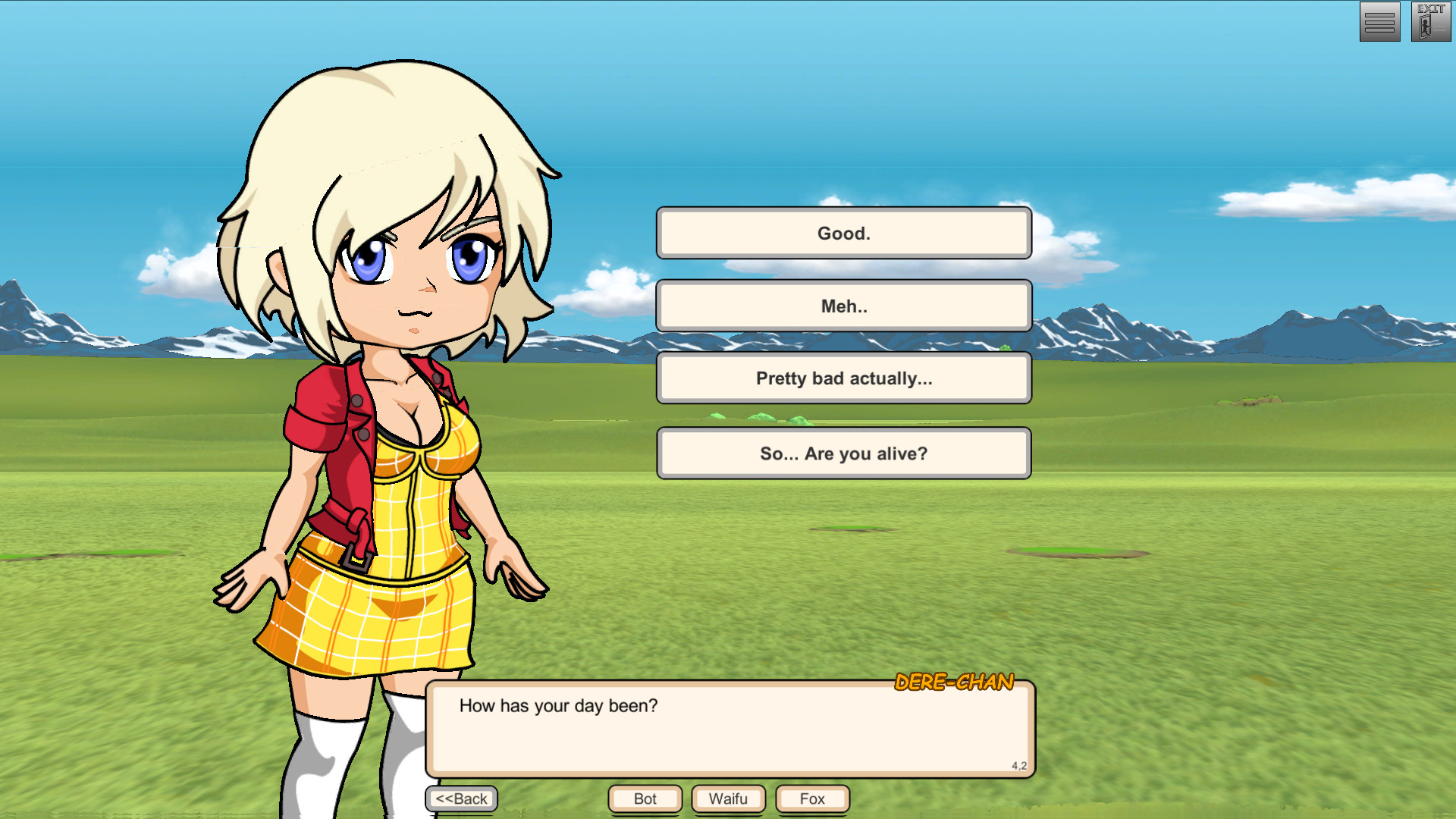 Dere-chat screenshot 2