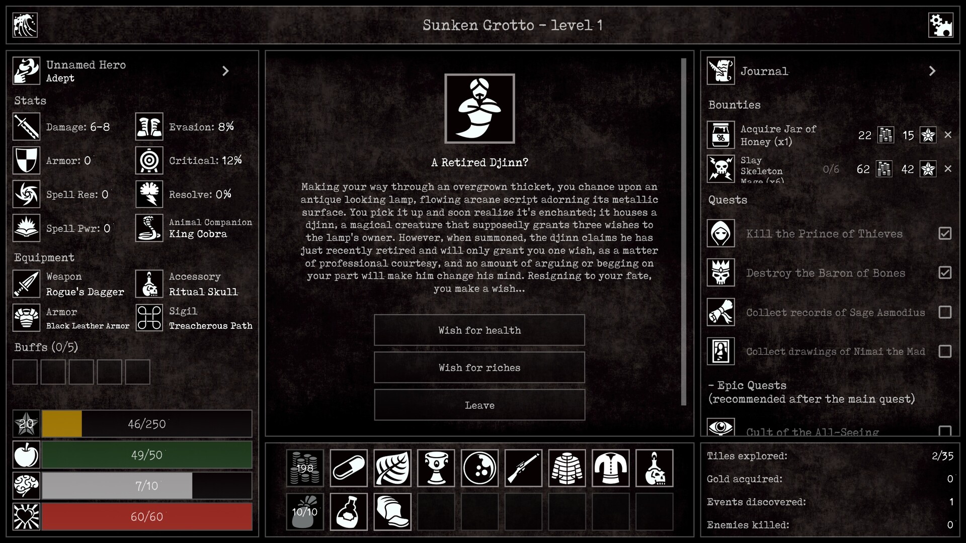 Grim Quest - Old School RPG screenshot 3
