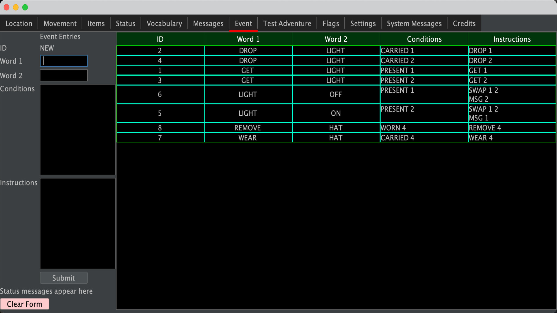 Interactive Fiction and Adventure Creator (IFAC) screenshot 3