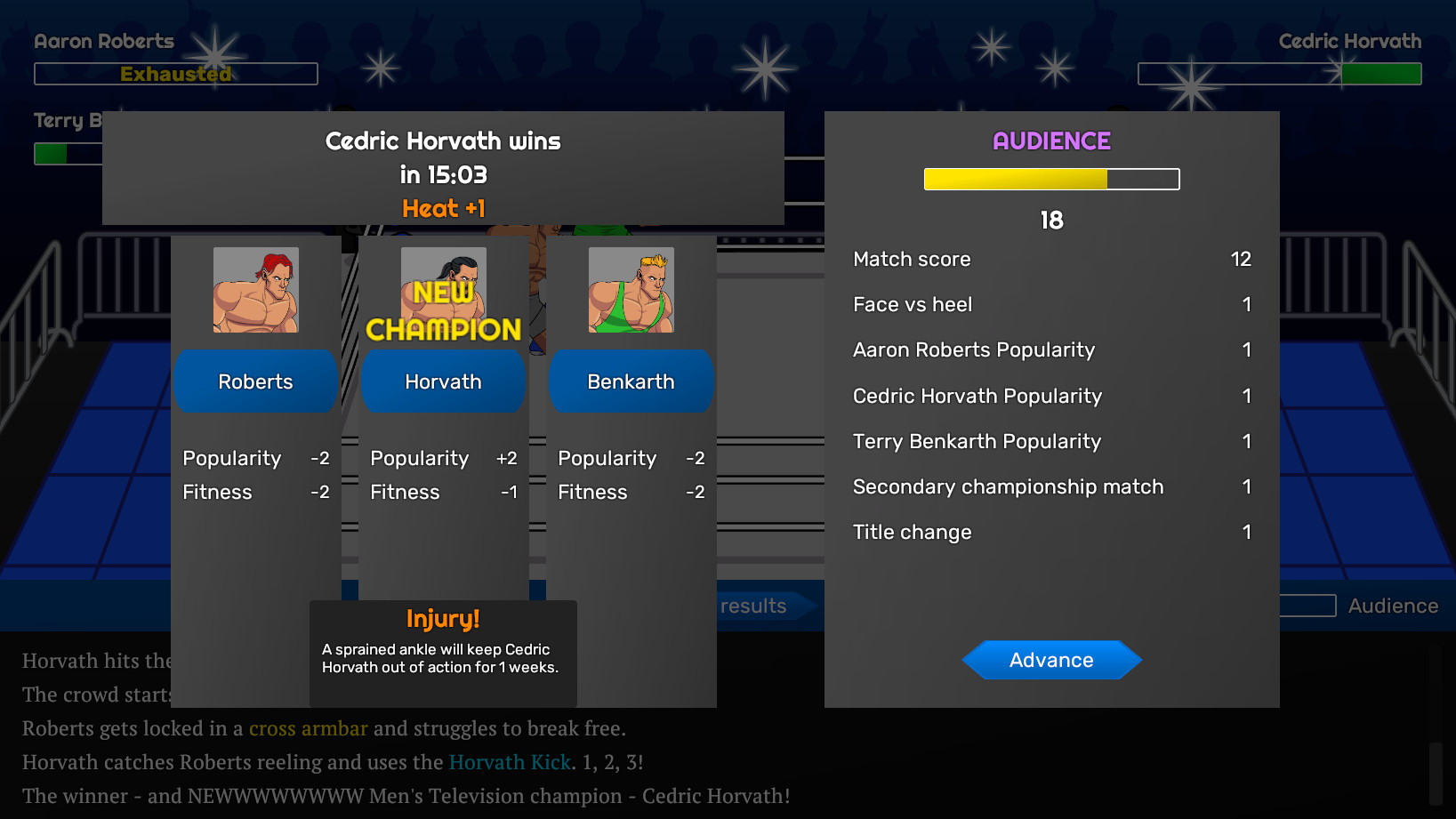 Championship Wrestling Promoter screenshot 7