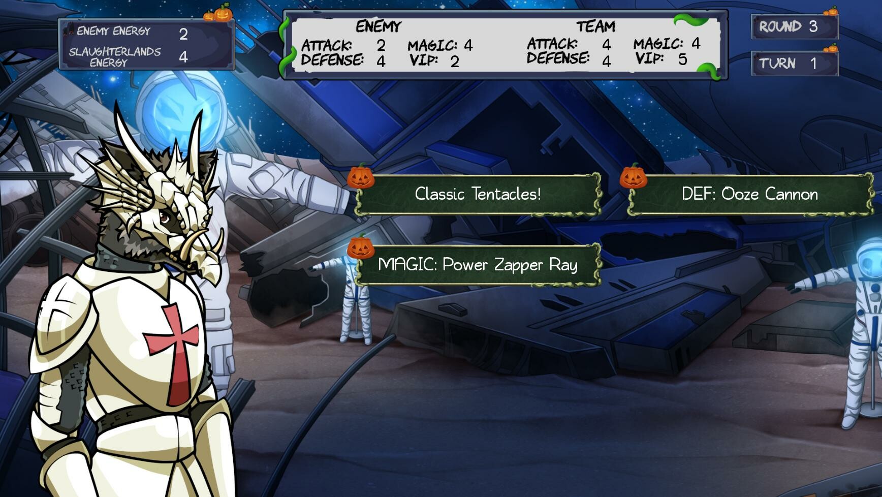 Embers of the Zombie Battlemage: Halloween screenshot 1