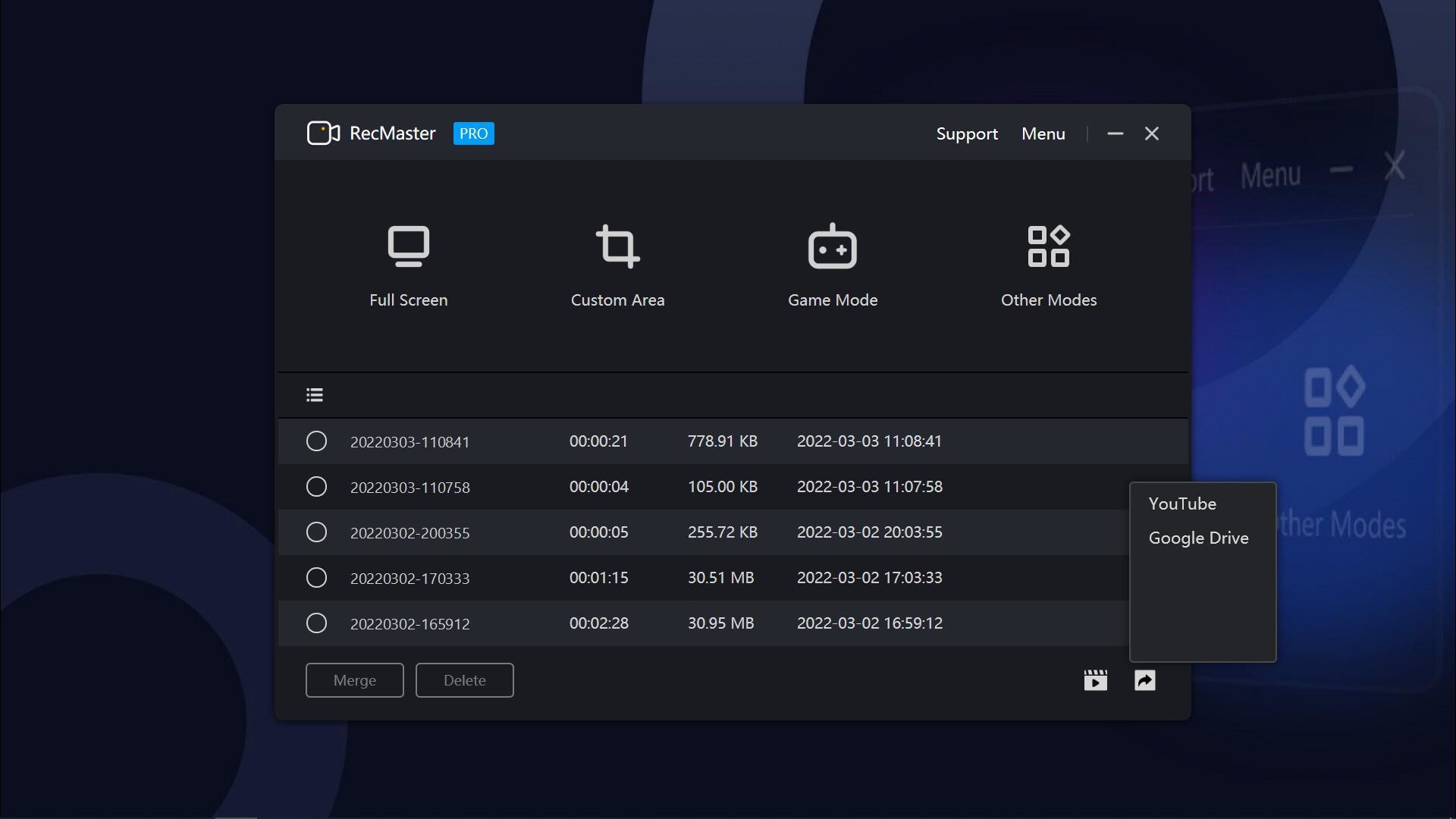 RecMaster Pro - Gameplay & Screen Recorder screenshot 8