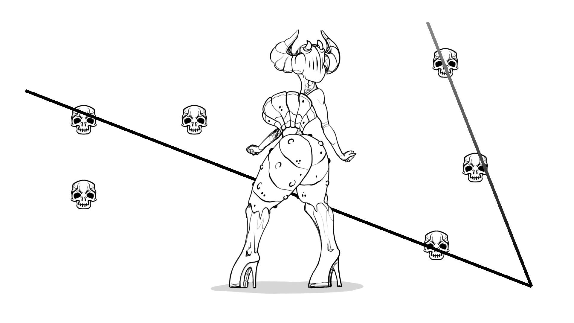 Shell Girls in Puzzle Skulls screenshot 2