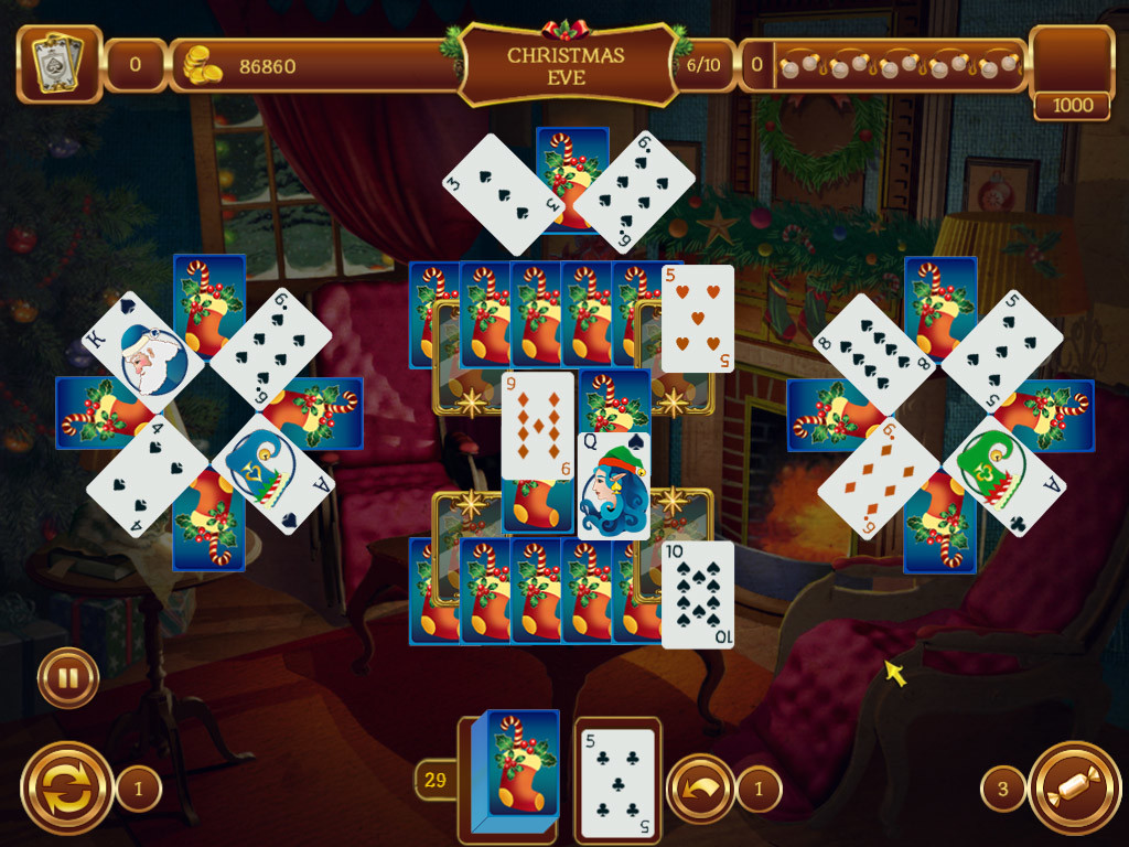 Solitaire Game Christmas screenshot 4